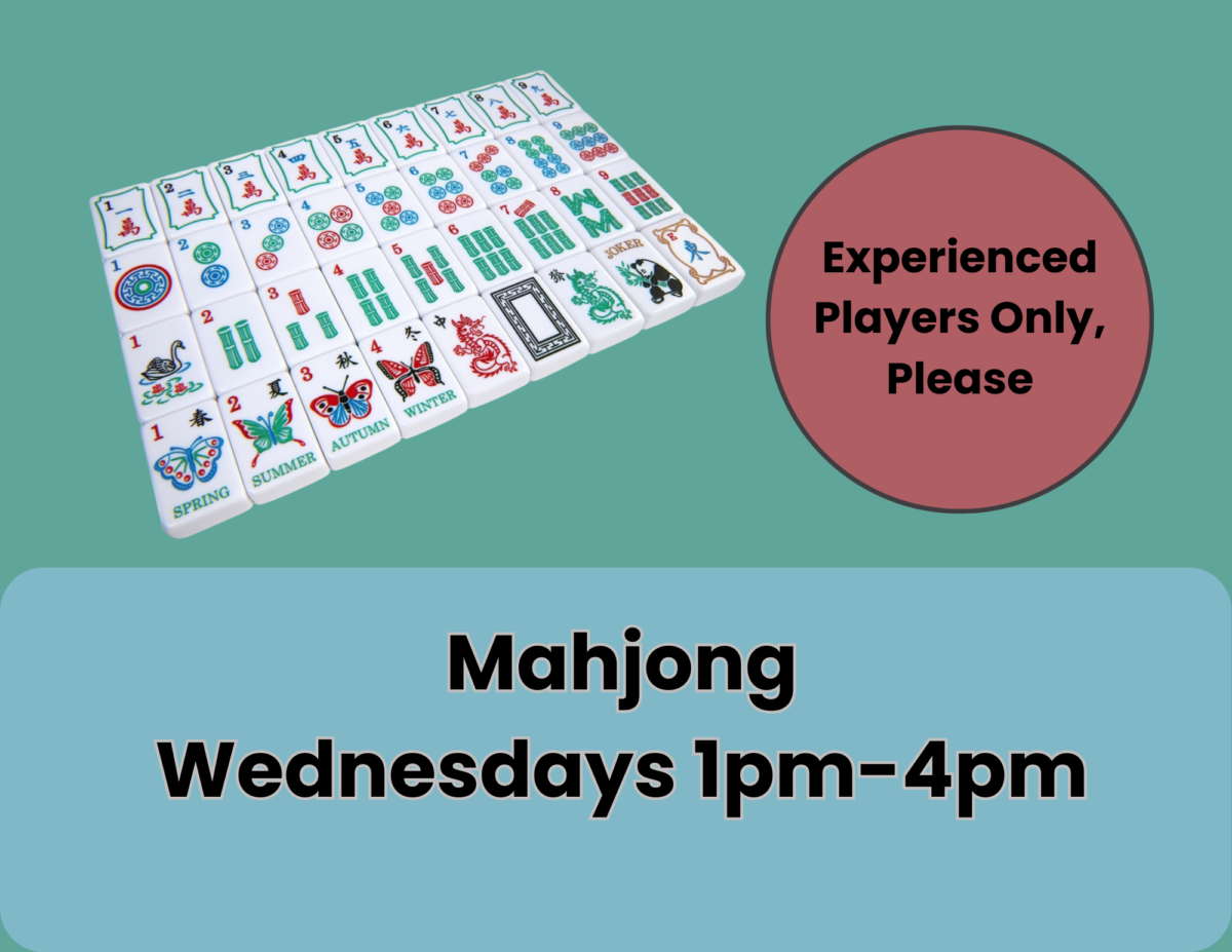 January 2025 Mahjong Flyer