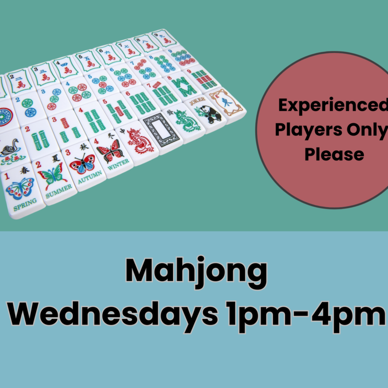 January 2025 Mahjong Flyer