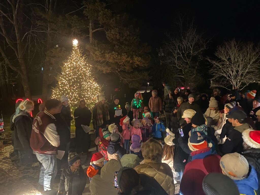 Spreading Good Cheer at the Tree Lighting