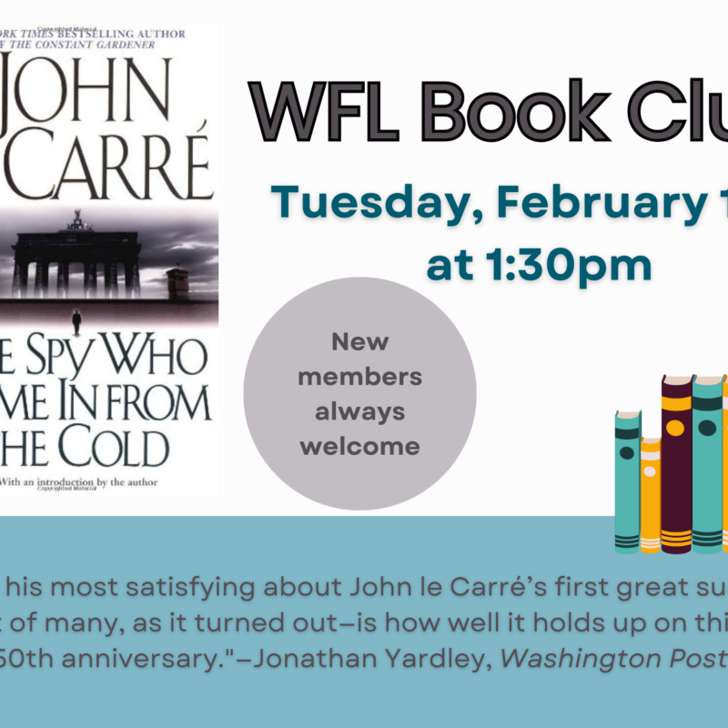 WFL Book Club February 2025 Flyer