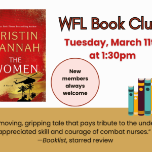 WFL Book Club March 2025 Flyer