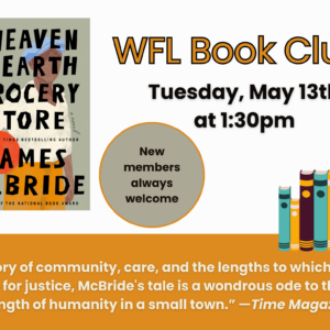 WFL Book Club May 2025 Flyer