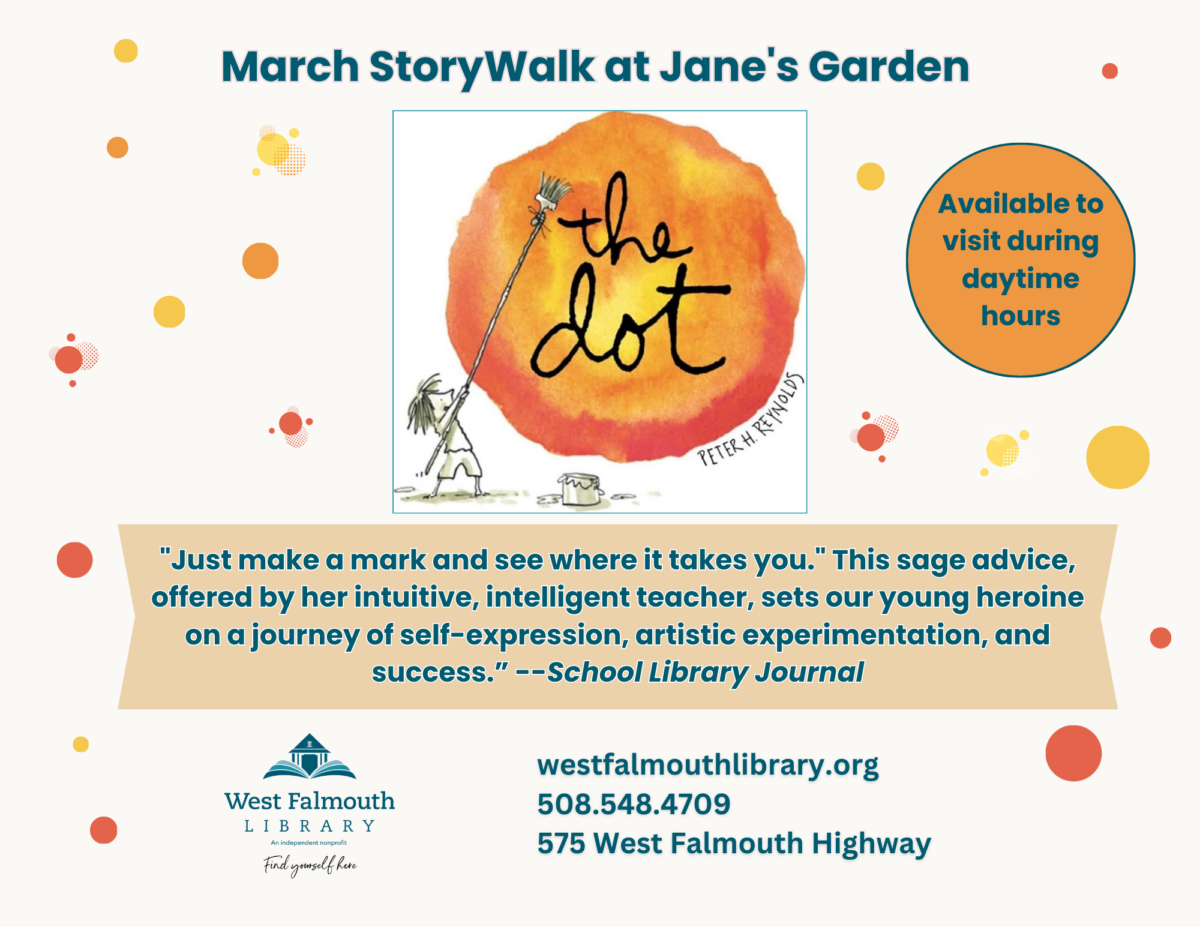 March 2025 StoryWalk Flyer The Dot-landscape