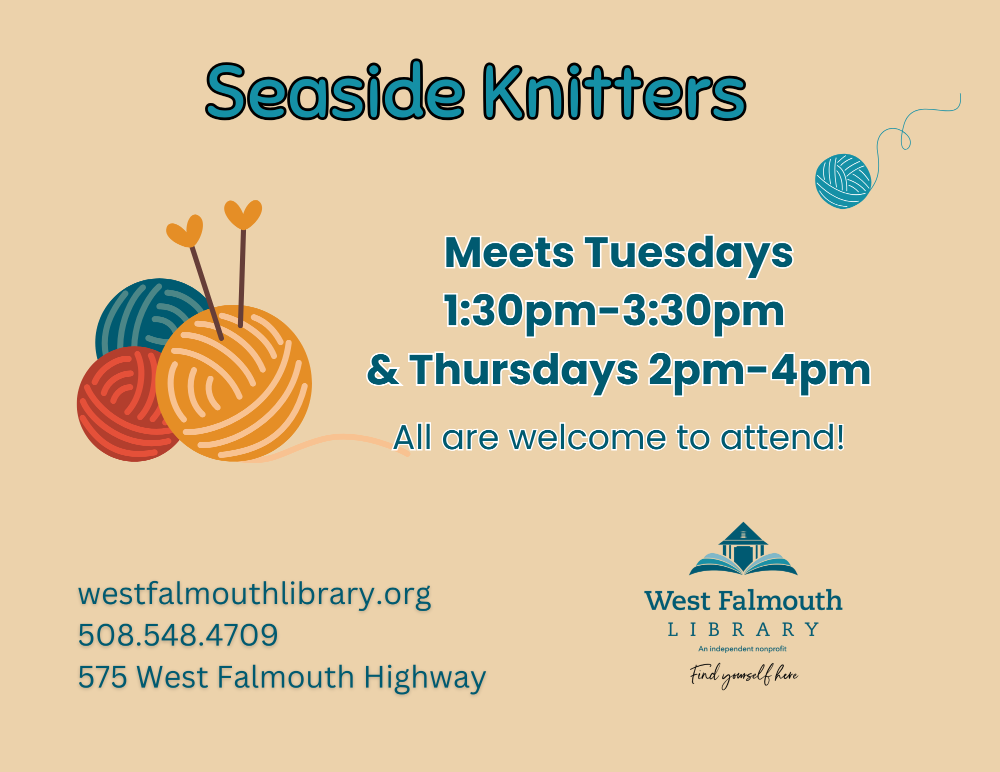 Seaside Knitters Flyer